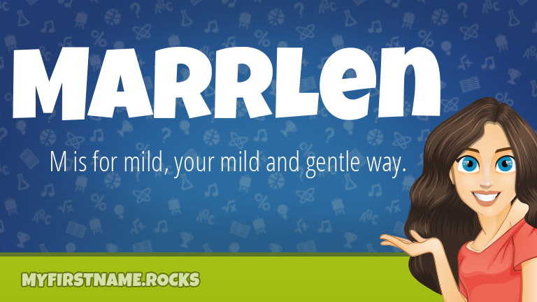 My First Name Marrlen Rocks!