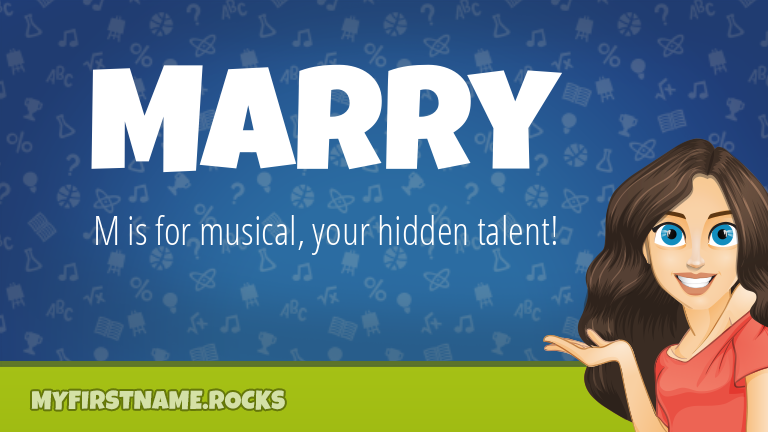 My First Name Marry Rocks!