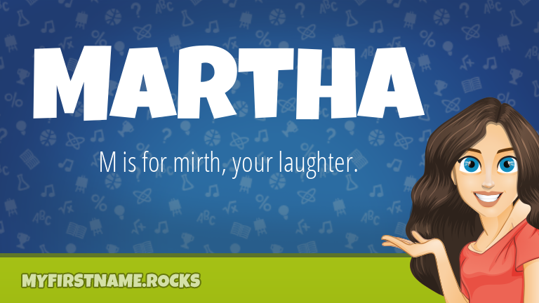 My First Name Martha Rocks!