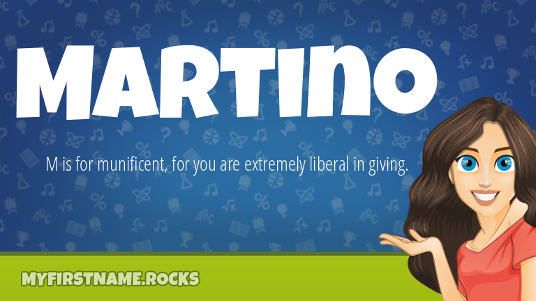 My First Name Martino Rocks!