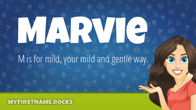 My First Name Marvie Rocks!