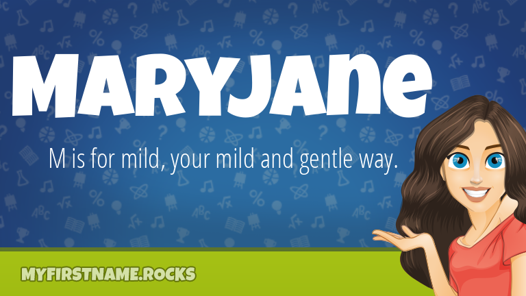 My First Name Maryjane Rocks!