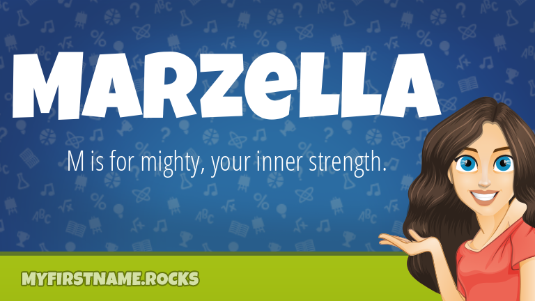 My First Name Marzella Rocks!