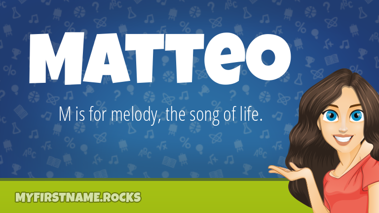 My First Name Matteo Rocks!