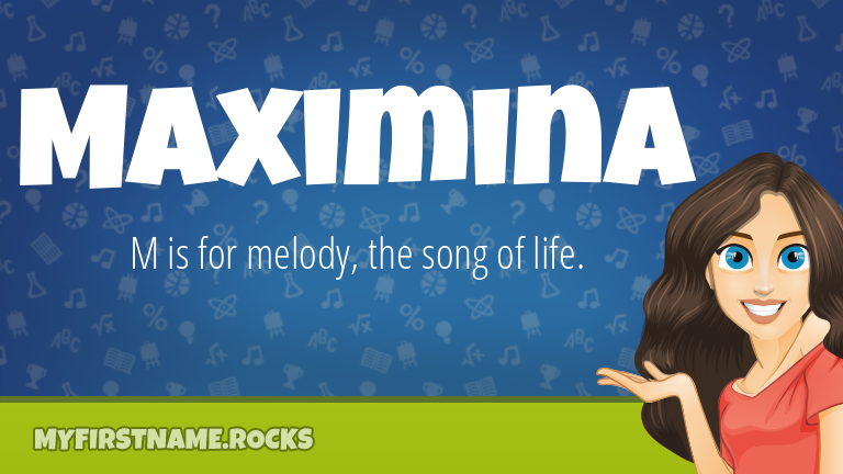 My First Name Maximina Rocks!