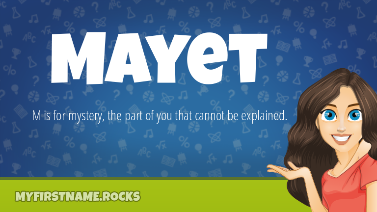 My First Name Mayet Rocks!
