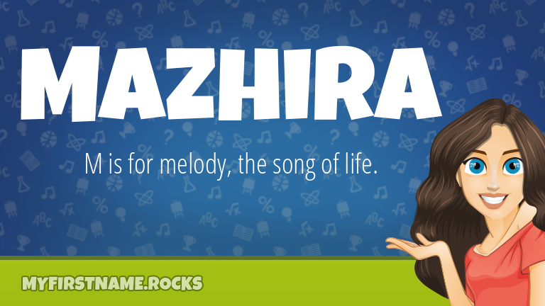 My First Name Mazhira Rocks!