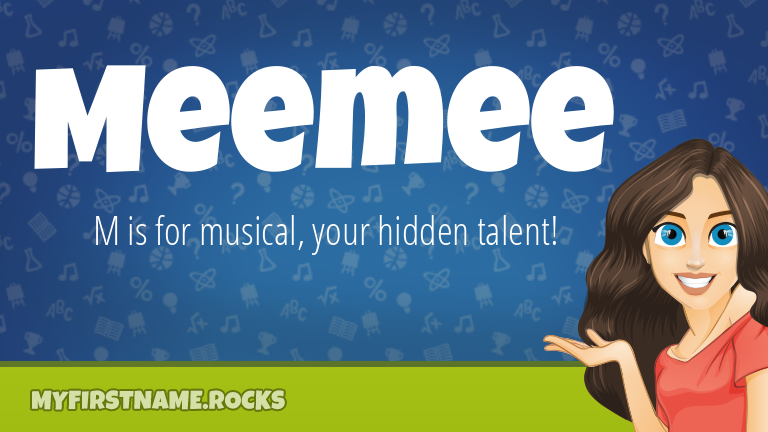 My First Name Meemee Rocks!