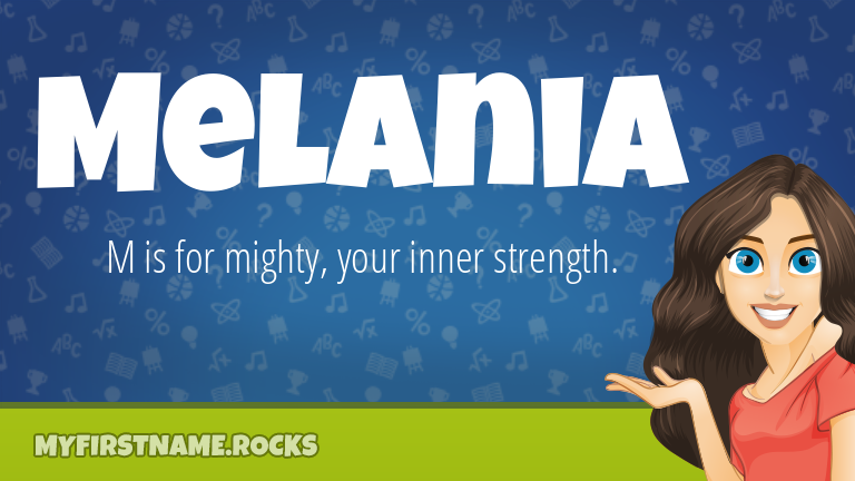 My First Name Melania Rocks!