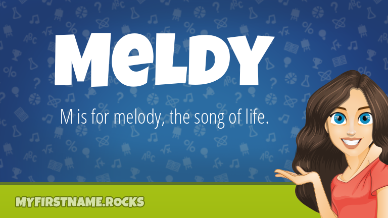 My First Name Meldy Rocks!