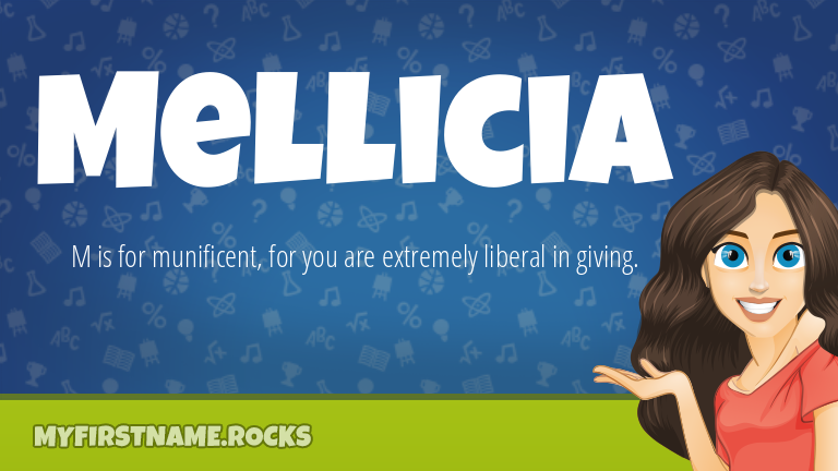 My First Name Mellicia Rocks!