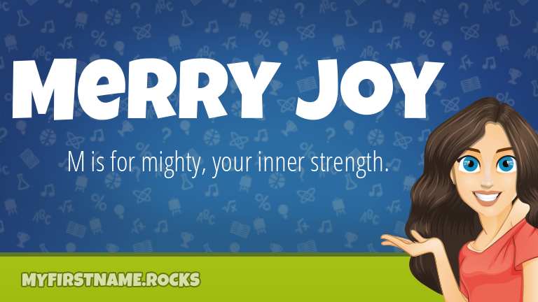 My First Name Merry Joy Rocks!