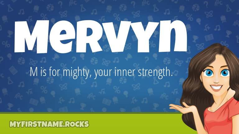 My First Name Mervyn Rocks!