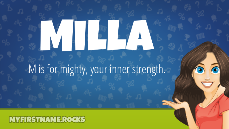 My First Name Milla Rocks!