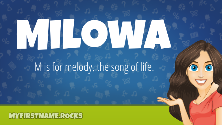 My First Name Milowa Rocks!
