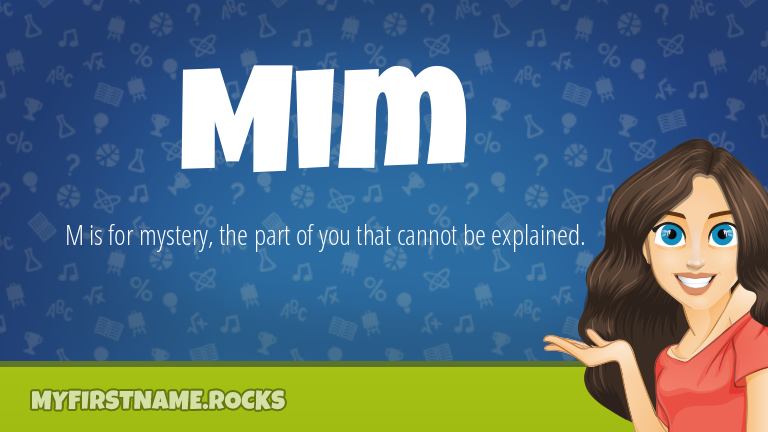 My First Name Mim Rocks!