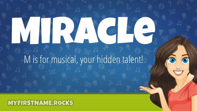 My First Name Miracle Rocks!