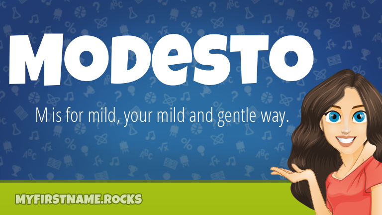My First Name Modesto Rocks!