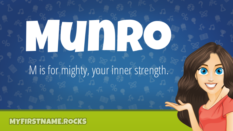 My First Name Munro Rocks!
