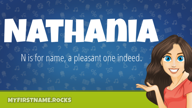 My First Name Nathania Rocks!