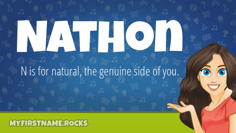 My First Name Nathon Rocks!
