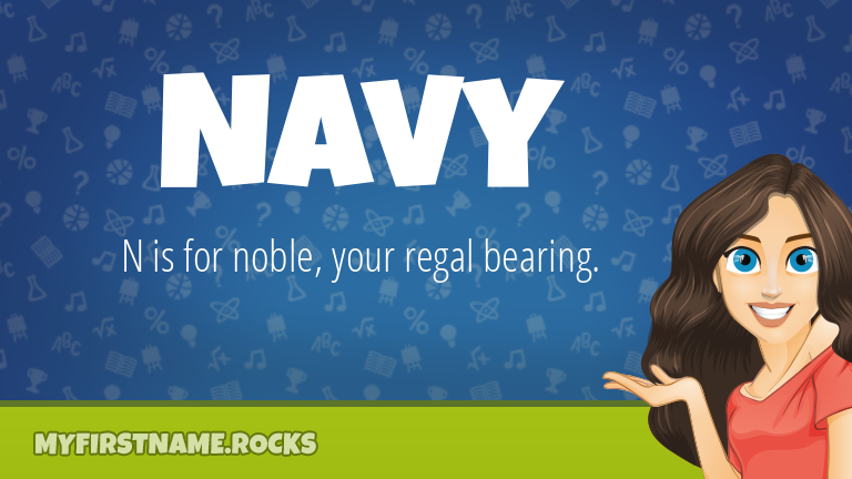 My First Name Navy Rocks!