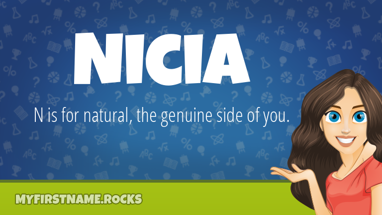 My First Name Nicia Rocks!
