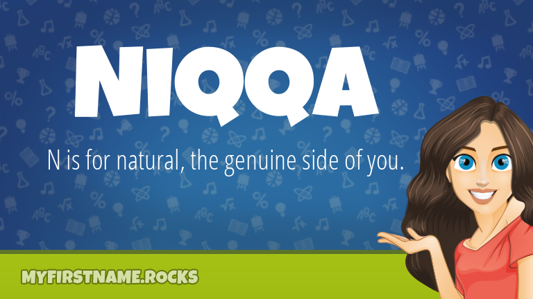 My First Name Niqqa Rocks!