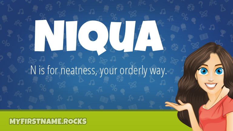 My First Name Niqua Rocks!