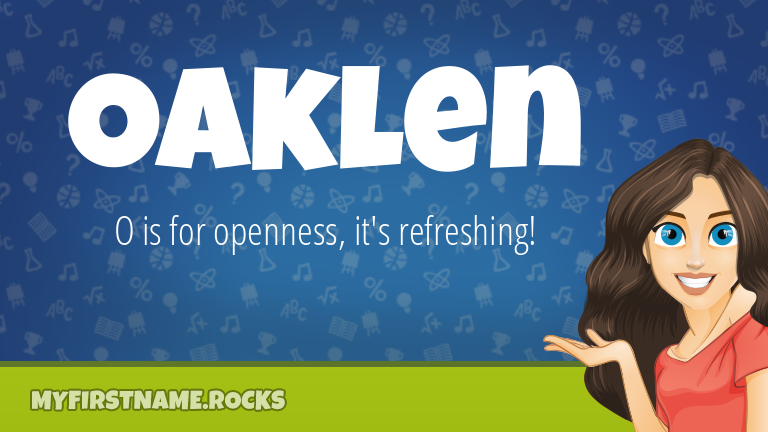 My First Name Oaklen Rocks!