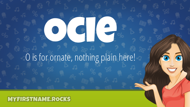 My First Name Ocie Rocks!