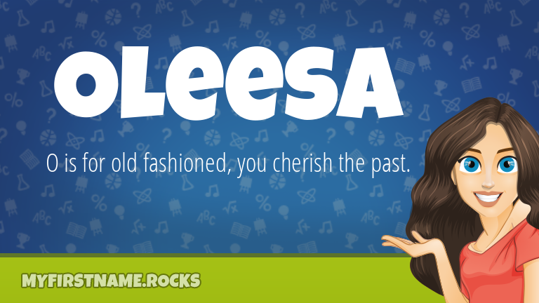 My First Name Oleesa Rocks!
