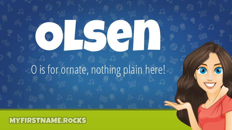 My First Name Olsen Rocks!