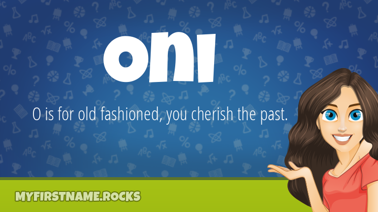 My First Name Oni Rocks!