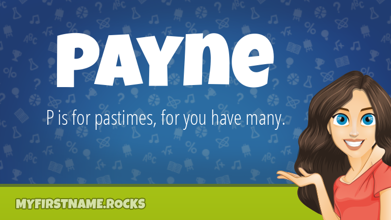 My First Name Payne Rocks!