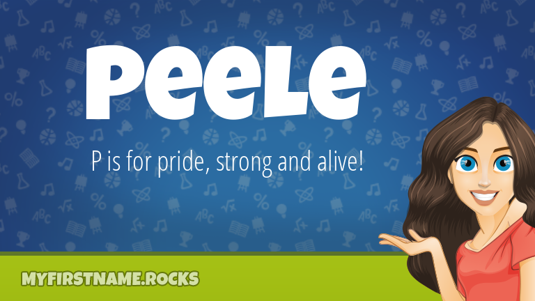 My First Name Peele Rocks!