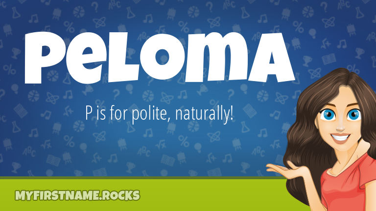 My First Name Peloma Rocks!