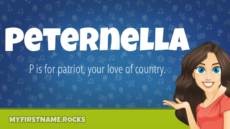 My First Name Peternella Rocks!