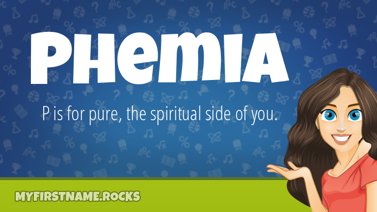 My First Name Phemia Rocks!
