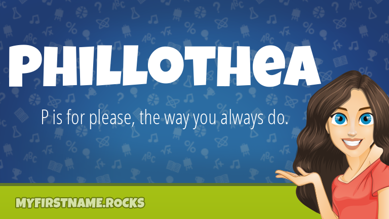 My First Name Phillothea Rocks!