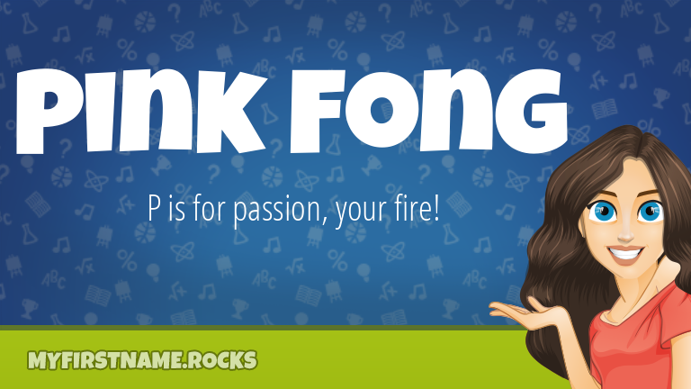 My First Name Pink Fong Rocks!