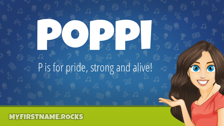 My First Name Poppi Rocks!