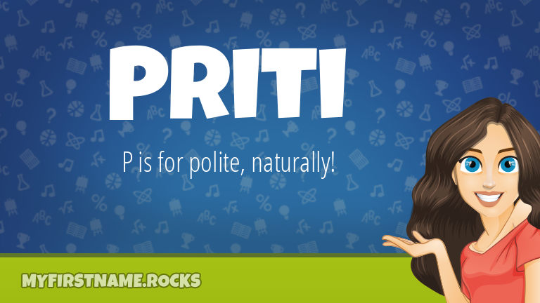 My First Name Priti Rocks!