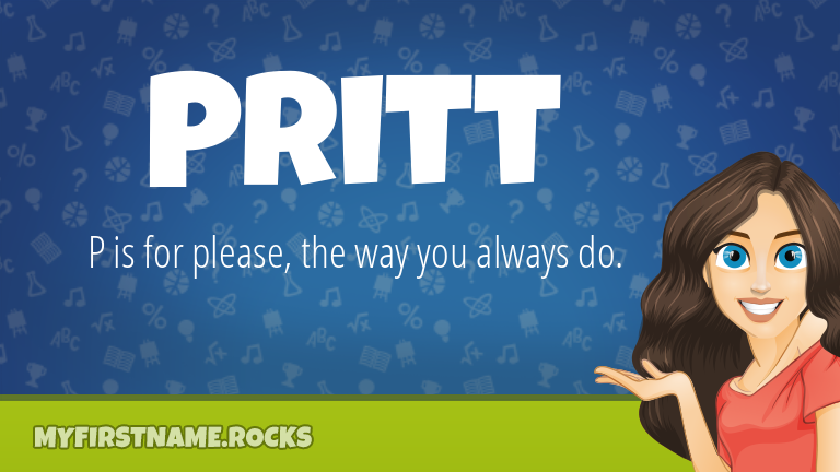 My First Name Pritt Rocks!