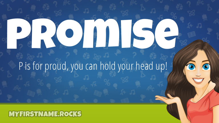 My First Name Promise Rocks!