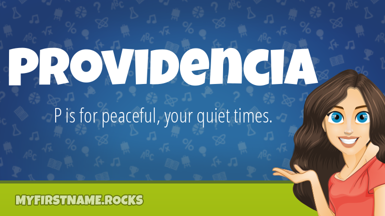 My First Name Providencia Rocks!