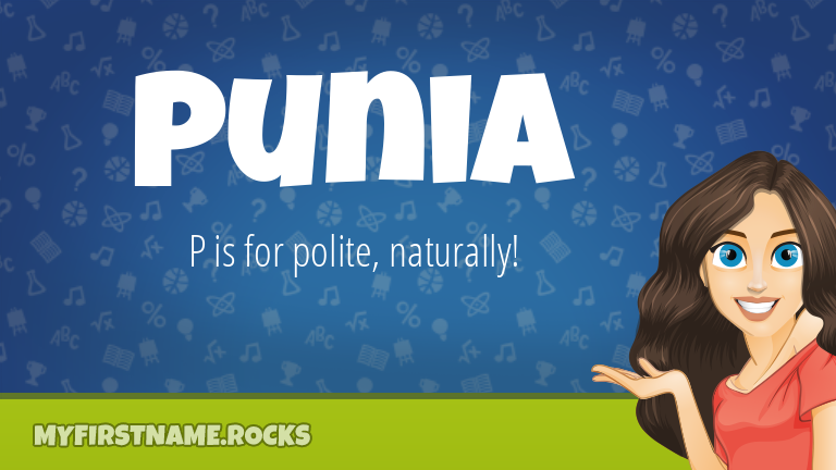 My First Name Punia Rocks!