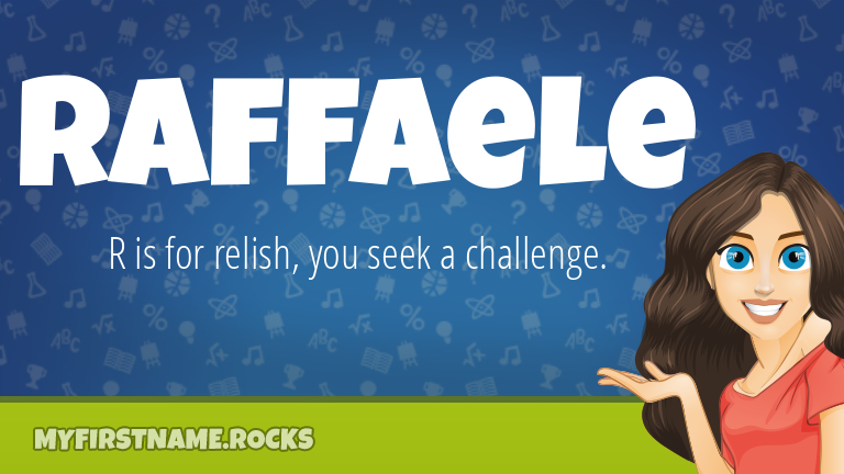 My First Name Raffaele Rocks!