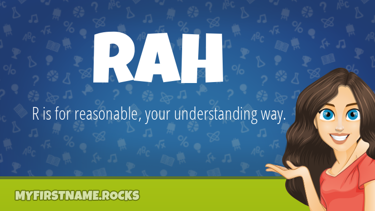 My First Name Rah Rocks!