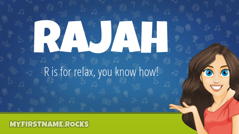My First Name Rajah Rocks!